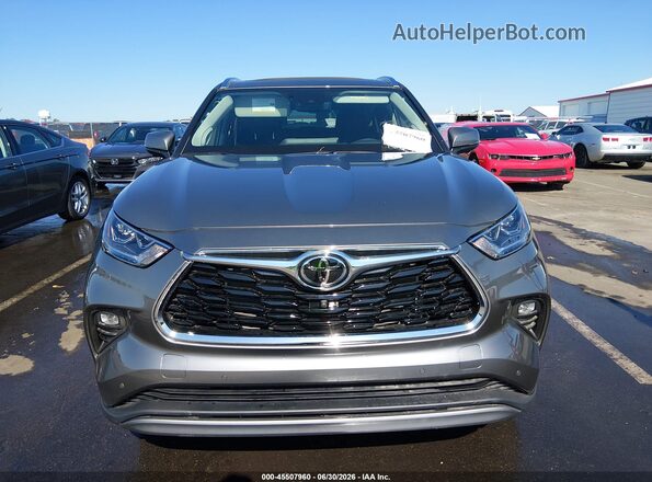 5TDKDRBH1SS590021 2025 TOYOTA HIGHLANDER Silver Вид щитка приладів