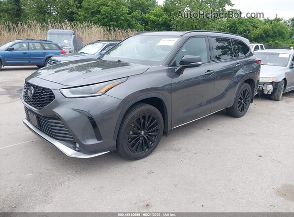 5TDKDRBH2PS507641 2023 TOYOTA HIGHLANDER Gray Przód lewy