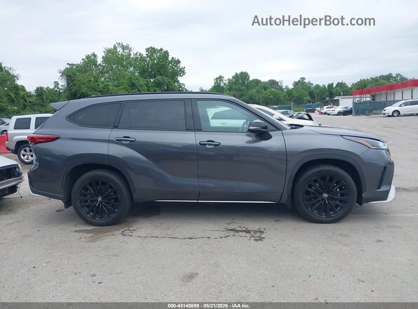 5TDKDRBH2PS507641 2023 TOYOTA HIGHLANDER Gray Widok wnętrza z tyłu