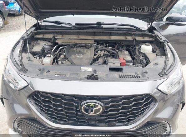 5TDKDRBH2PS507641 2023 TOYOTA HIGHLANDER Gray Widok z tyłu
