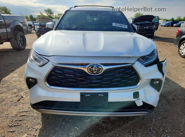 5TDKDRBH2SS586611 2025 TOYOTA HIGHLANDER White Вид спереду