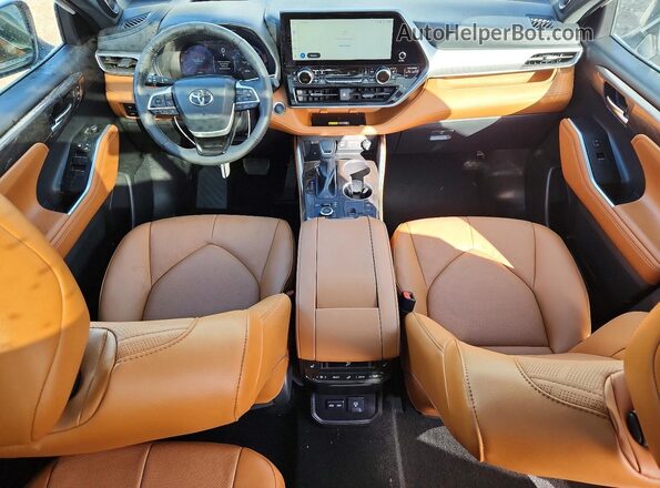 5TDKDRBH2SS586611 2025 TOYOTA HIGHLANDER White Вид панелі приладів