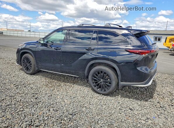 5TDKDRBH2SS590500 2025 TOYOTA HIGHLANDER Black Задня ліва чверть
