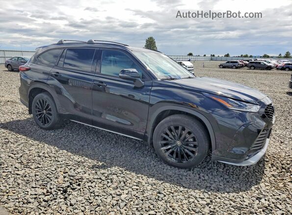 5TDKDRBH2SS590500 2025 TOYOTA HIGHLANDER Black Передня права чверть