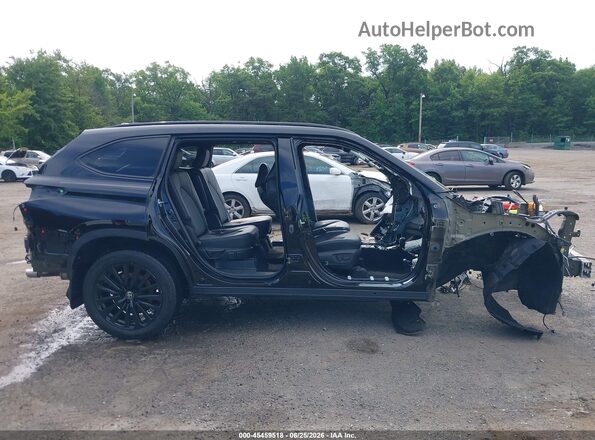 5TDKDRBH3PS014566 2023 TOYOTA HIGHLANDER Black Widok zestawu wskaźników