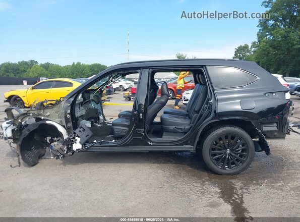 5TDKDRBH3PS014566 2023 TOYOTA HIGHLANDER Black Widok wnętrza z tyłu