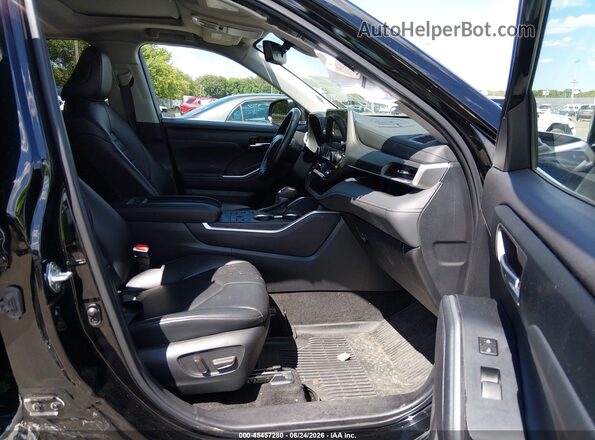 5TDKDRBH3RS558505 2024 TOYOTA HIGHLANDER Black წინა სალონის ხედი