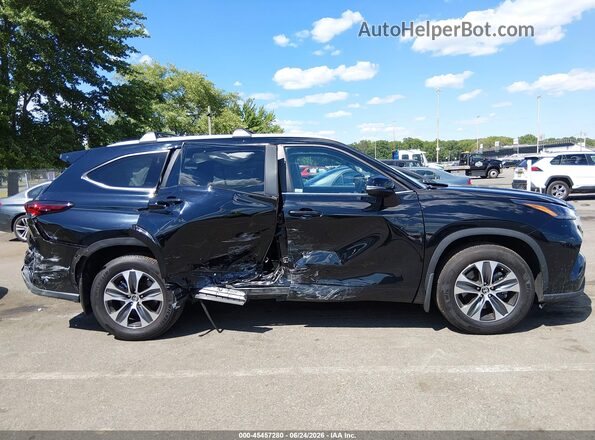 5TDKDRBH3RS558505 2024 TOYOTA HIGHLANDER Black უკანა სალონის ხედი