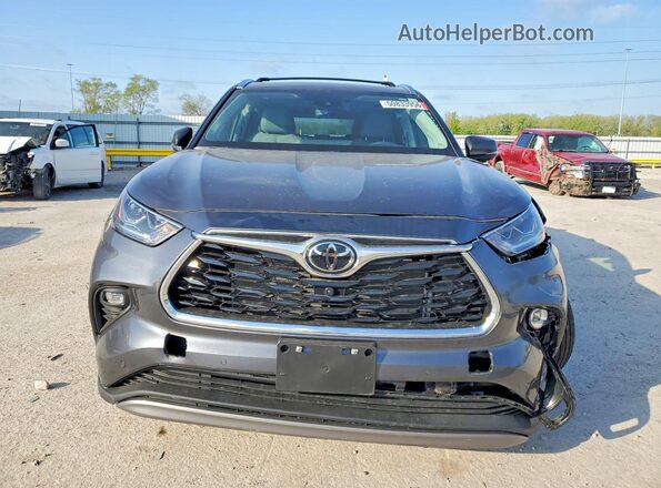 5TDKDRBH3SS580929 2025 TOYOTA HIGHLANDER Gray Vista frontal