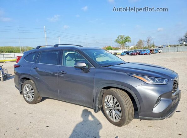 5TDKDRBH3SS580929 2025 TOYOTA HIGHLANDER Gray Delantero derecho