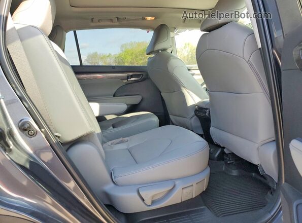 5TDKDRBH3SS580929 2025 TOYOTA HIGHLANDER Gray Vista interior trasera