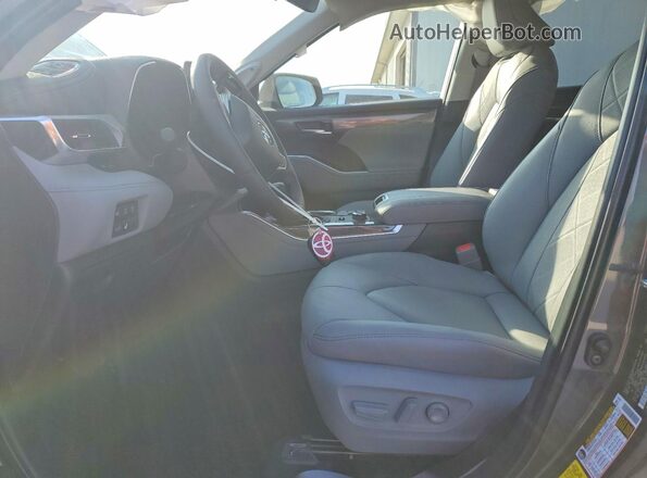 5TDKDRBH3SS580929 2025 TOYOTA HIGHLANDER Gray Vista interior delantera