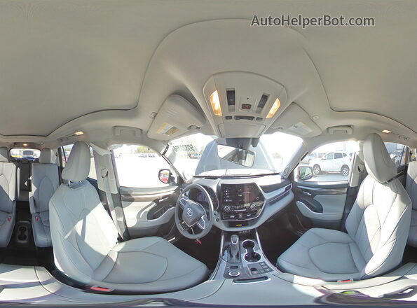 5TDKDRBH3SS580929 2025 TOYOTA HIGHLANDER Gray Vista interior de 360 grados