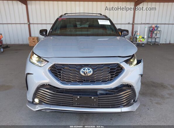5TDKDRBH3SS590778 2025 TOYOTA HIGHLANDER Gray Вид щитка приладів