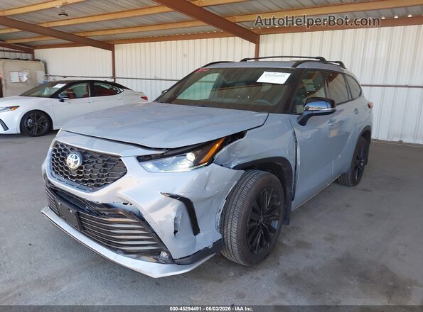 5TDKDRBH3SS590778 2025 TOYOTA HIGHLANDER Gray Вид спереду