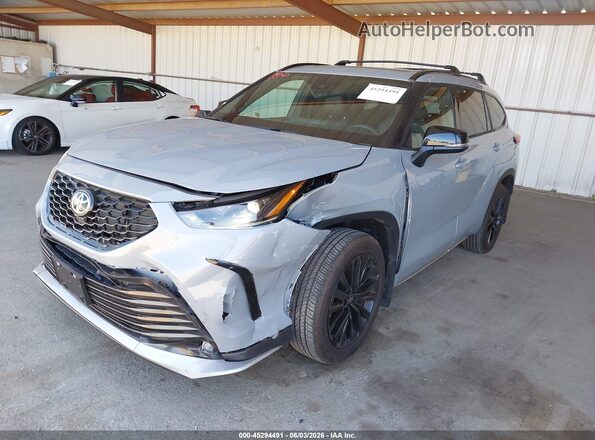 5TDKDRBH3SS590778 2025 TOYOTA HIGHLANDER Gray Передня ліва чверть