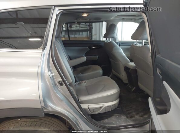 5TDKDRBH3SS593602 2025 TOYOTA HIGHLANDER Gray VIN կոդի պիտակի տեսք