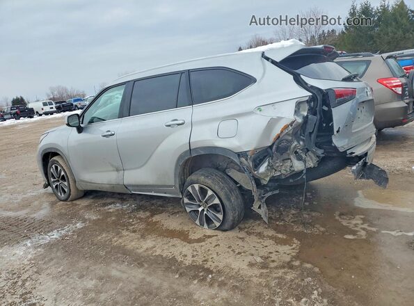 5TDKDRBH4PS031571 2023 TOYOTA HIGHLANDER Silver Rear left