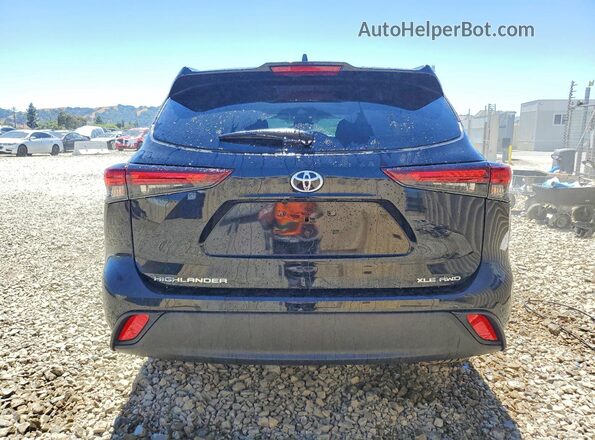 5TDKDRBH4TS609579 2026 TOYOTA HIGHLANDER Black უკანა ხედი