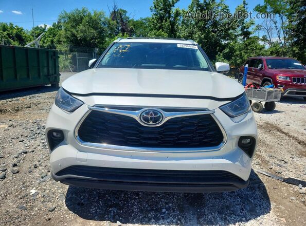 5TDKDRBH5PS020580 2023 TOYOTA HIGHLANDER White Vista frontal