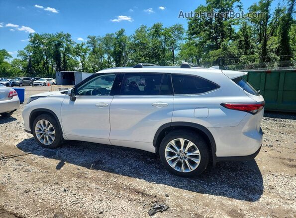 5TDKDRBH5PS020580 2023 TOYOTA HIGHLANDER White Trasero izquierdo