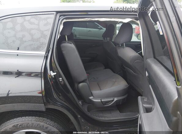 5TDKDRBH5PS523820 2023 TOYOTA HIGHLANDER Black VIN կոդի պիտակի տեսք