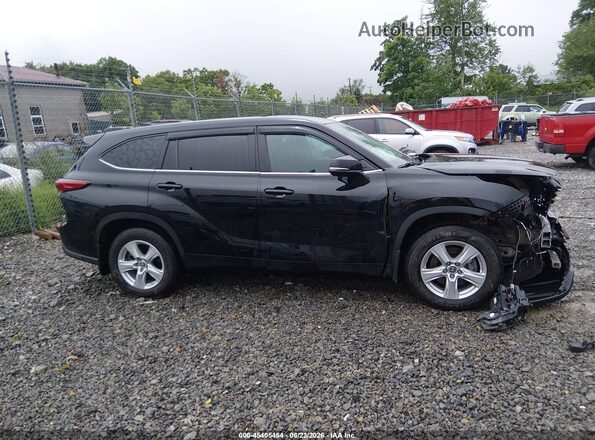 5TDKDRBH5PS523820 2023 TOYOTA HIGHLANDER Black Սարքավորումների վահանակի տեսք