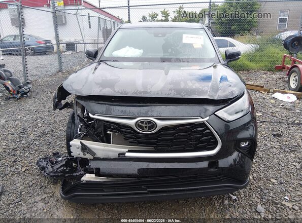 5TDKDRBH5PS523820 2023 TOYOTA HIGHLANDER Black Առջևի վահանակի տեսք