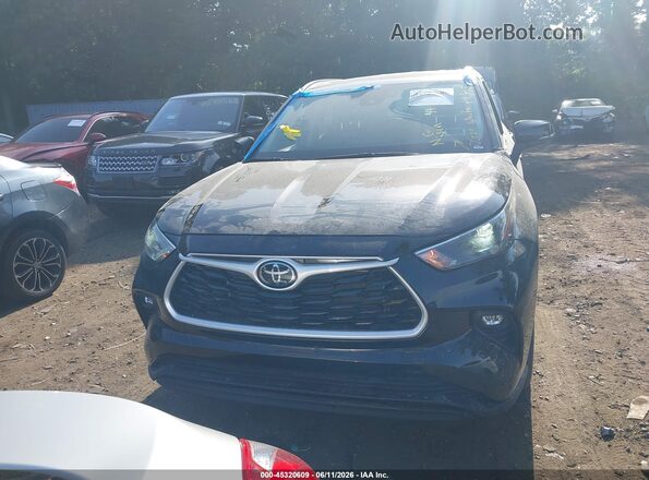 5TDKDRBH5PS526345 2023 TOYOTA HIGHLANDER Black Vista del cuadro de instrumentos