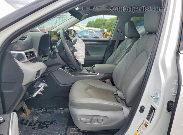5TDKDRBH5RS564595 2024 TOYOTA HIGHLANDER White წინა სალონის ხედი