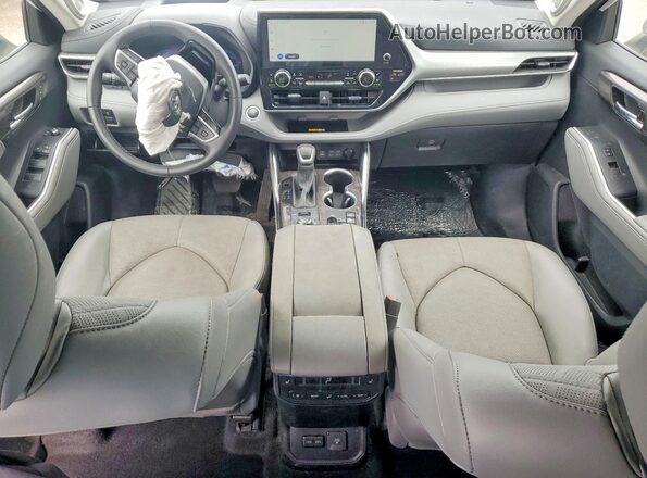 5TDKDRBH5RS564595 2024 TOYOTA HIGHLANDER White წინა პანელის ხედი
