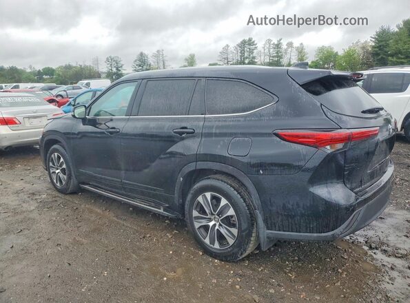 5TDKDRBH7PS014697 2023 TOYOTA HIGHLANDER Black Trasero izquierdo