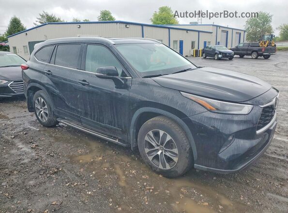 5TDKDRBH7PS014697 2023 TOYOTA HIGHLANDER Black Delantero derecho