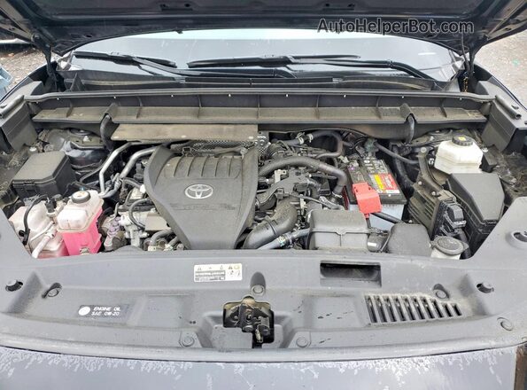 5TDKDRBH7PS014697 2023 TOYOTA HIGHLANDER Black Vista del compartimento del motor