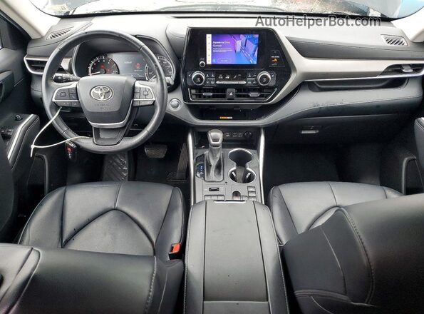 5TDKDRBH7PS014697 2023 TOYOTA HIGHLANDER Black Vista del salpicadero