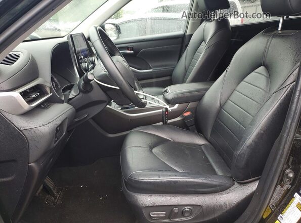 5TDKDRBH7PS014697 2023 TOYOTA HIGHLANDER Black Vista interior delantera