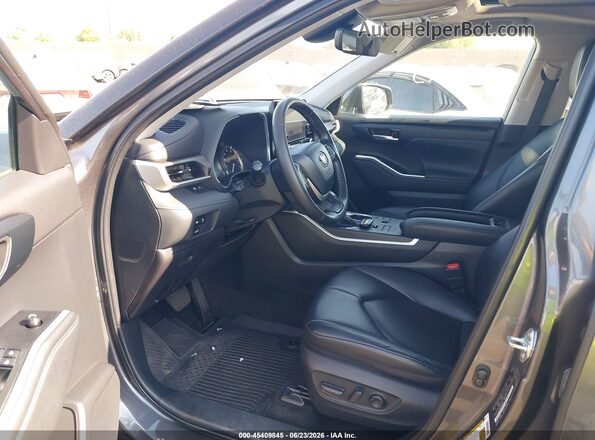 5TDKDRBH7PS033511 2023 TOYOTA HIGHLANDER Серый Вид салона спереди