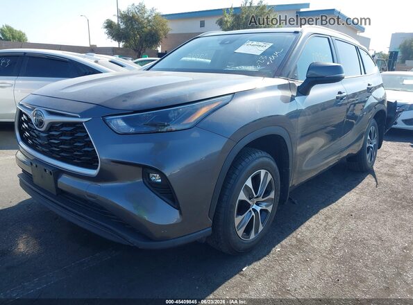 5TDKDRBH7PS033511 2023 TOYOTA HIGHLANDER Серый Передняя левая четверть
