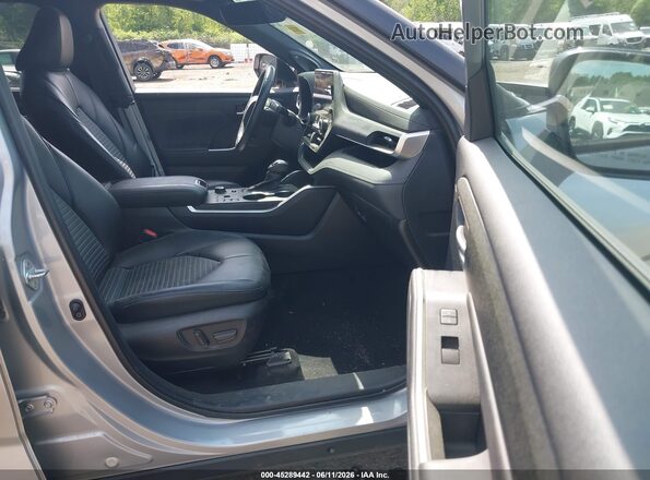 5TDKDRBH7PS507134 2023 TOYOTA HIGHLANDER Серебряный Вид салона спереди