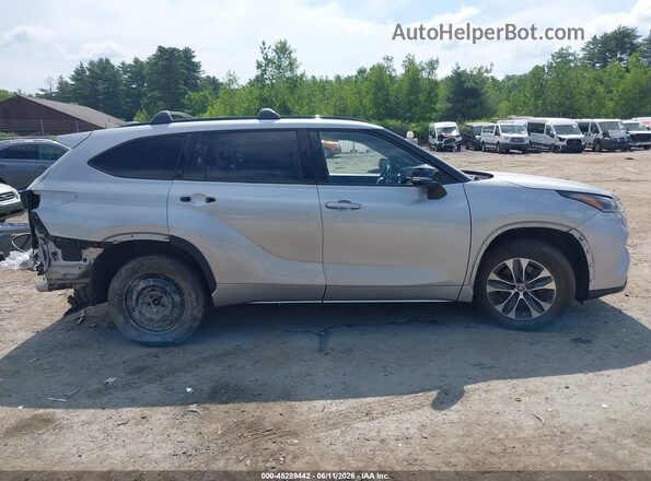5TDKDRBH7PS507134 2023 TOYOTA HIGHLANDER Серебряный Вид задней части салона