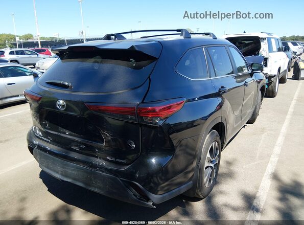 5TDKDRBH7PS522586 2023 TOYOTA HIGHLANDER Black უკანა მარჯვენა