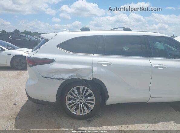 5TDKDRBH7SS593909 2025 TOYOTA HIGHLANDER White Vista frontal