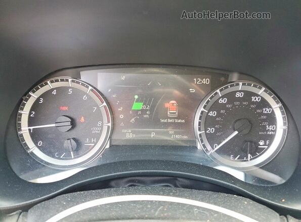 5TDKDRBH8PS041150 2023 TOYOTA HIGHLANDER Gray ხელსაწყოთა პანელის ხედი