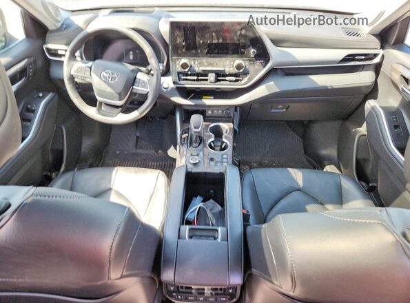 5TDKDRBH8PS046705 2023 TOYOTA HIGHLANDER Silver Вид панелі приладів
