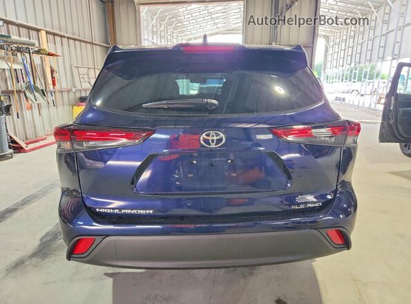 5TDKDRBH8TS598599 2026 TOYOTA HIGHLANDER Blue Rear view