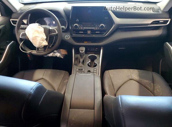 5TDKDRBH8TS600464 2026 TOYOTA HIGHLANDER Gray Առջևի վահանակի տեսք