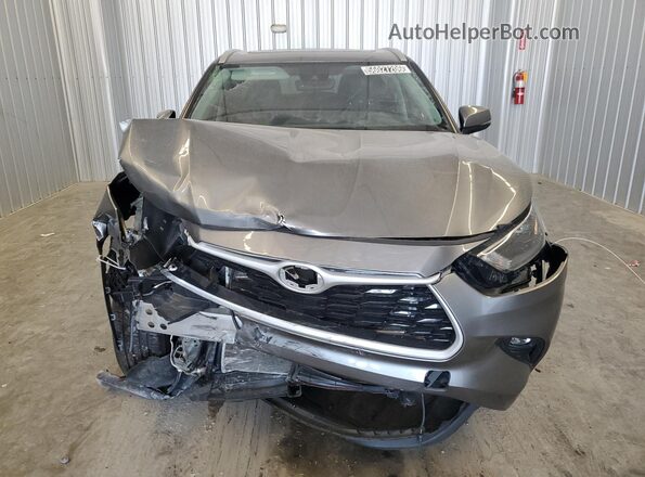 5TDKDRBH8TS600464 2026 TOYOTA HIGHLANDER Gray Սալոնի 360 աստիճան տեսք
