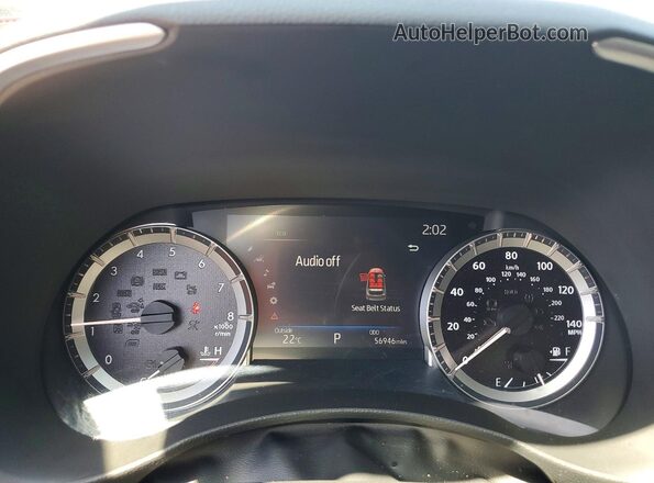 5TDKDRBH9PS508608 2023 TOYOTA HIGHLANDER Silver Vista del cuadro de instrumentos