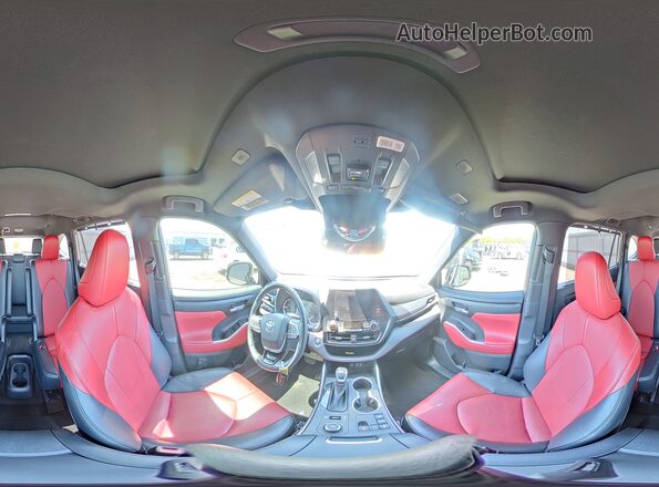 5TDKDRBH9PS508608 2023 TOYOTA HIGHLANDER Silver Vista interior de 360 grados