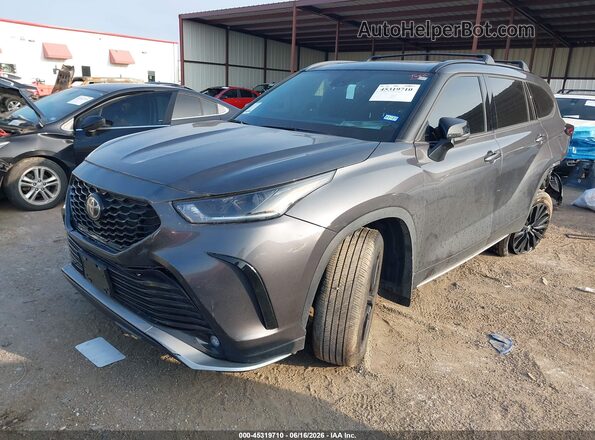 5TDKDRBH9SS576710 2025 TOYOTA HIGHLANDER Серый Передняя левая четверть